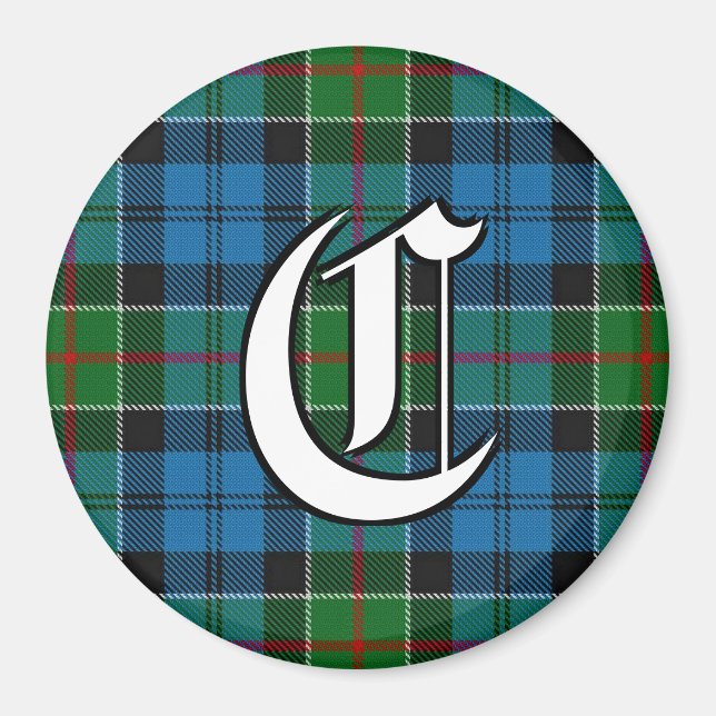 Imán Clan Colquhoun Tartan Plaid Accents (Frente)