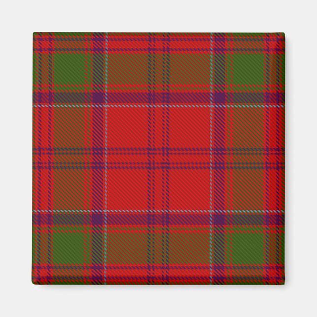 Imán Clan escocés Drummond Tartan Plaid (Frente)