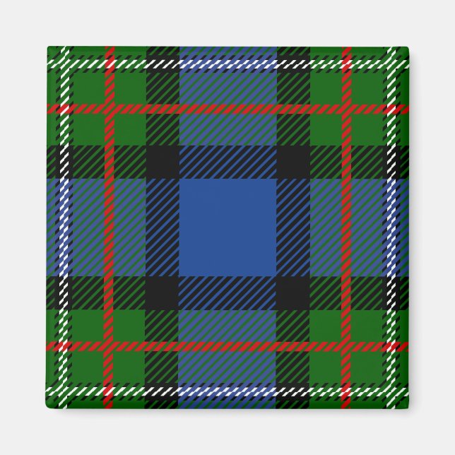 Imán Clan escocés Fergusson Tartan Plaid (Frente)