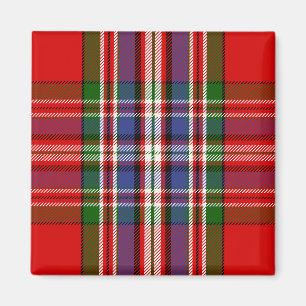 Imán Clan escocés MacFarlane Red Tartán Plaid
