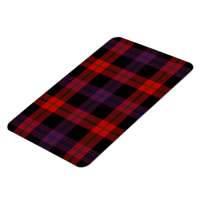 Imán Clan escocés marrón Tartan Plaid (Lado Izquierdo)