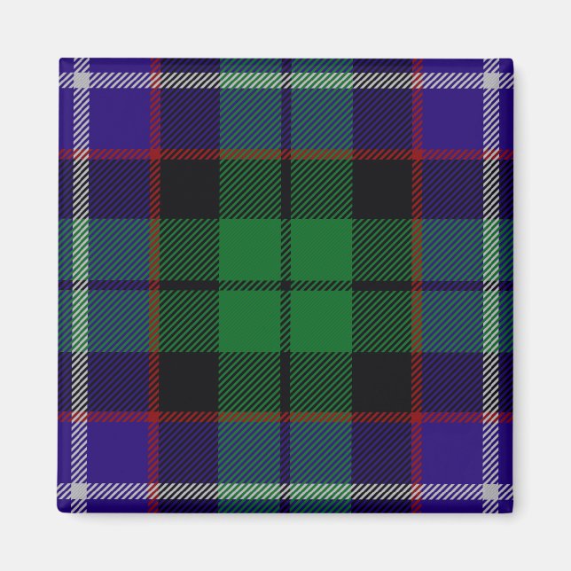 Imán Clan escocés Mitchell Tartan Plaid (Frente)
