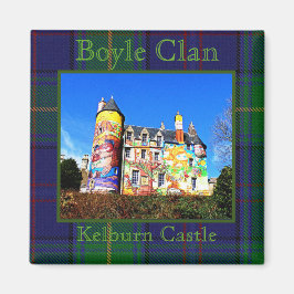 Imán Clan escocesa Boyle, Kelburn Castle Photo Tartán