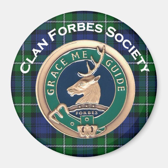 Imán Clan Forbes Society 3" Magnet (Frente)
