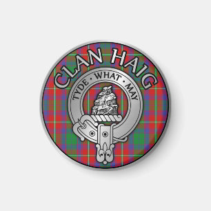 Imán Clan Haig Escudo y Tartán