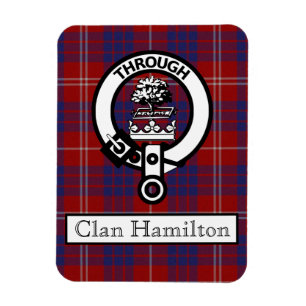 Imán Clan Hamilton Escudo y Tartán II