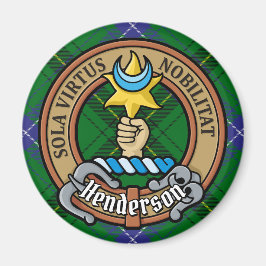 Imán Clan Henderson Escudo sobre Tartán