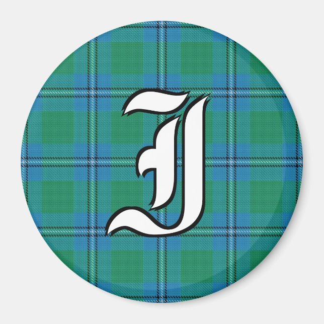 Imán Clan Irvine Irwin Tartan Plaid Accents (Frente)