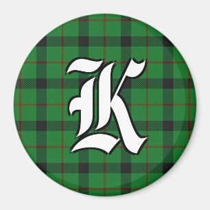 Imán Clan Kincaid Tartan Plaid Accent