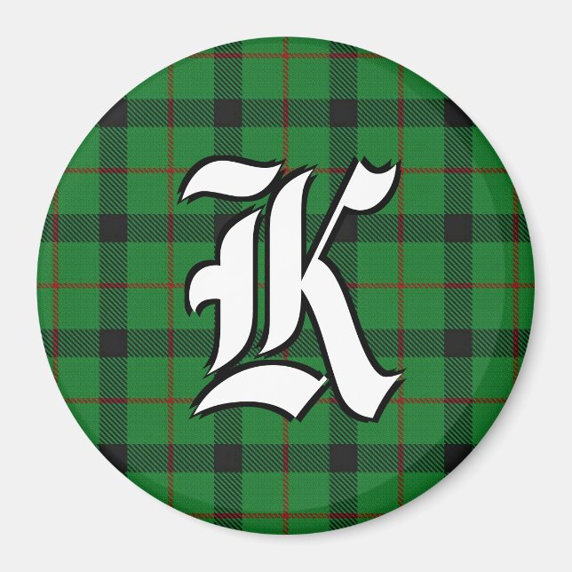 Imán Clan Kincaid Tartan Plaid Accent (Frente)