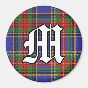 Imán Clan MacBeth Tartan Plaid Accents