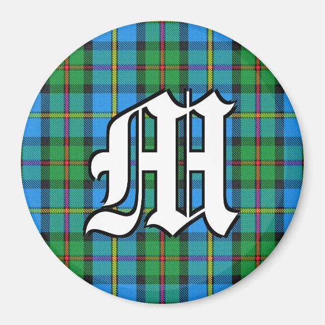 Imán Clan MacLeod de Harris Tartan Plaid Accents (Frente)