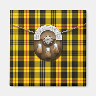 Imán Clan MacLeod Tartan Y Sporran