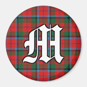 Imán Clan MacNaughton MacNachtan Tartan Accents Plaid