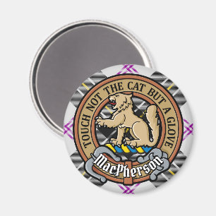 Imán Clan MacPherson Escudo por Vestir Tartán