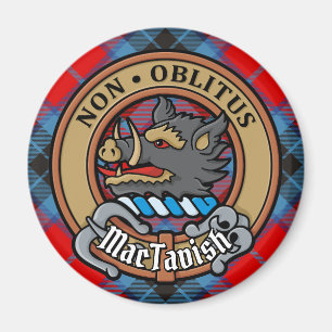 Imán Clan MacTavish Escudo sobre Tartán