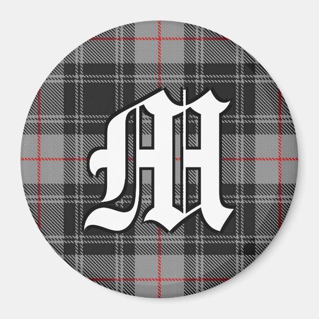 Imán Clan Moffat Tartan Plaid Accents (Frente)