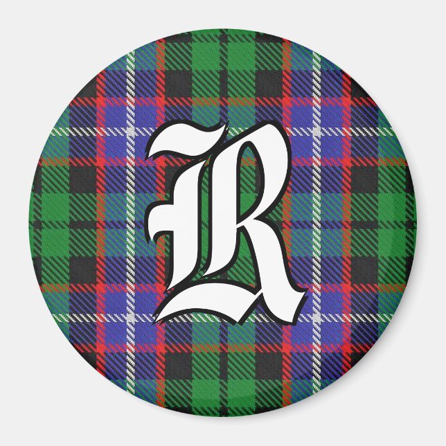 Imán Clan Russell Tartan Plaid Accents (Frente)