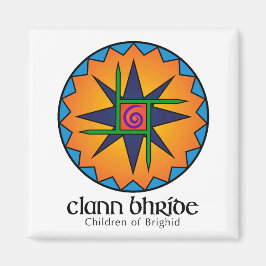 Imán Clann Bhride Square Magnet