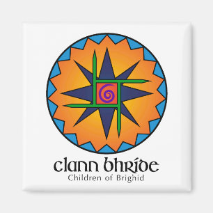 Imán Clann Bhride Square Magnet