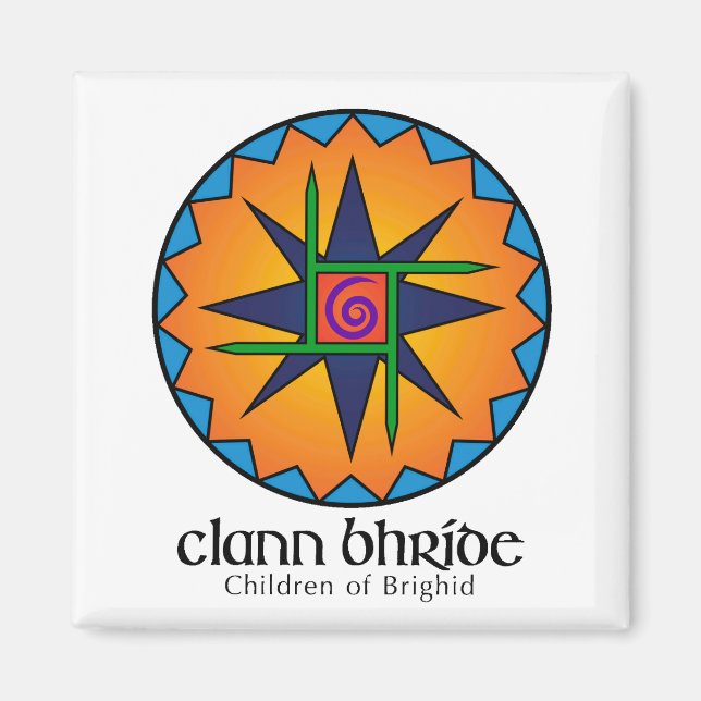 Imán Clann Bhride Square Magnet (Frente)