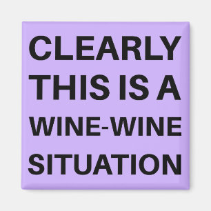 Imán Claramente, esta es una situación del vino
