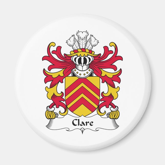 Imán Clare Family Crest (Frente)