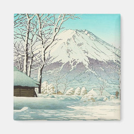 Imán Claro después de la nieve en Oshiono Hasui Kawase