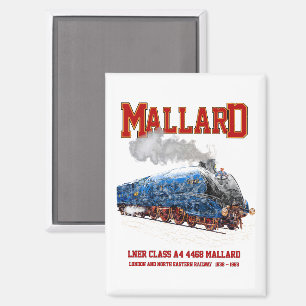 Imán Clase A4 Mallard - La locomotora de vapor más rápi