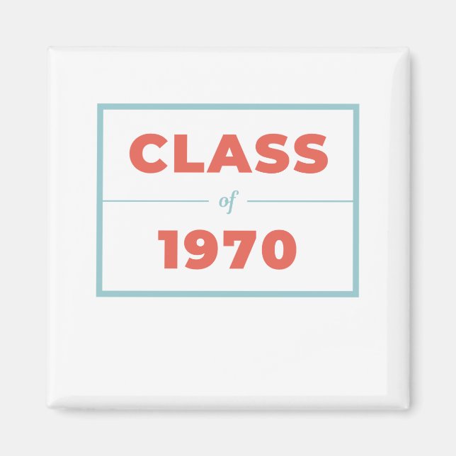 Imán Clase de 1970 (Frente)