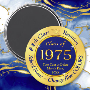 Imán Clase de 1975, Reunion Magnets de clase Personaliz