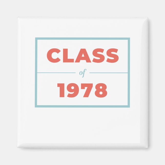 Imán Clase de 1978 (Frente)