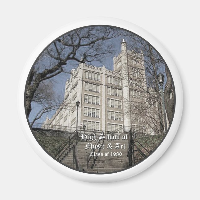 Imán Clase de 1980 Magnet (Frente)