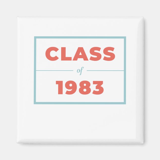 Imán Clase de 1983 (Frente)
