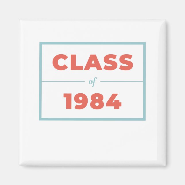 Imán Clase de 1984 (Frente)
