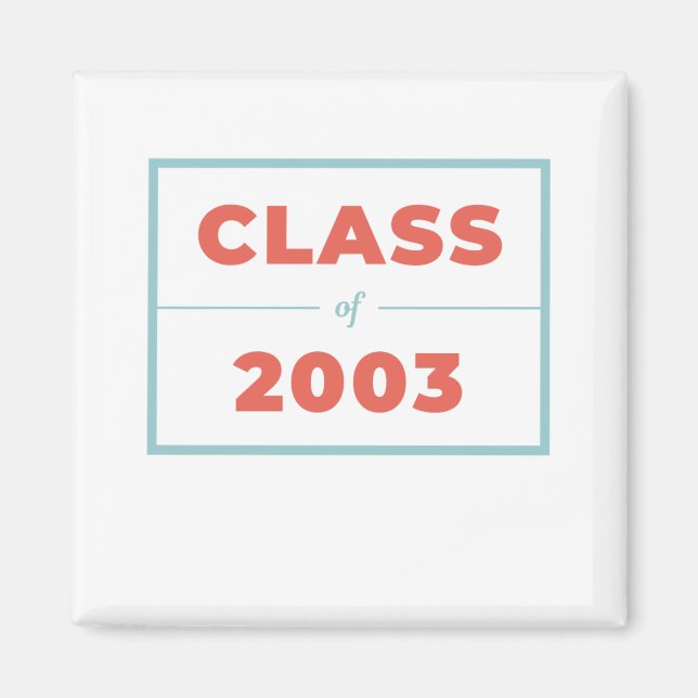 Imán Clase de 2003 (Frente)