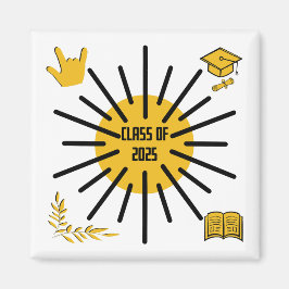 Imán Clase de 2025 - Sunshine