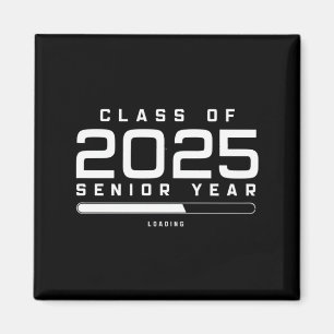 Imán Clase de 2025 Último Año Cargando Senior 2025 