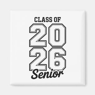 Imán Clase de 2026 Senior 26 Graduación Graduado