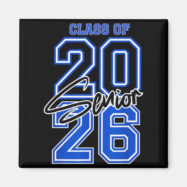 Imán Clase de 2026 senior - graduación 2026 (Frente)