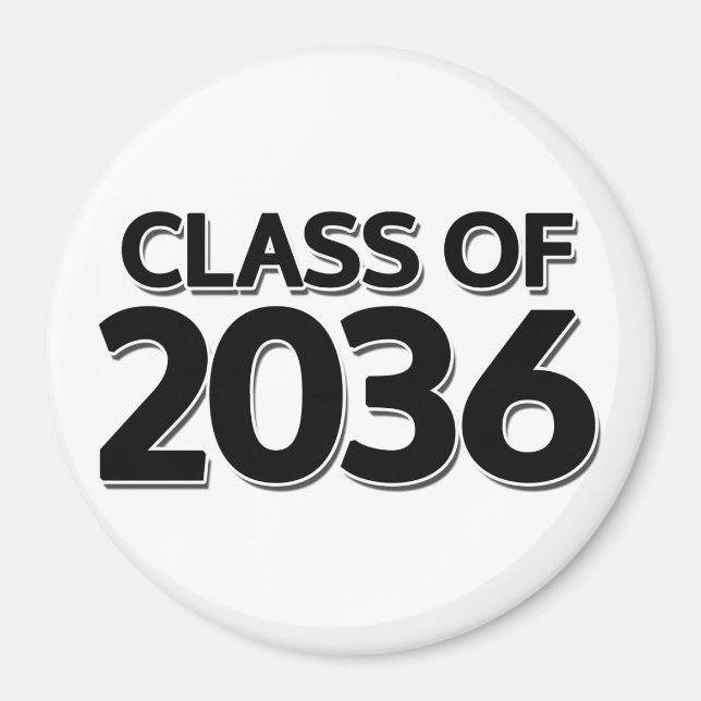 Imán Clase de 2036 (Frente)
