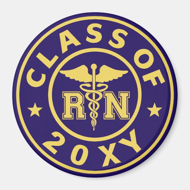 Imán ¿Clase de 20? RN (Enfermería) (Frente)