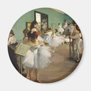 Imán Clase de baile de Edgar Degas Arte de ballet vinta