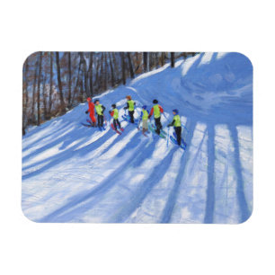 Imán Clase de esquí Tignes Francia