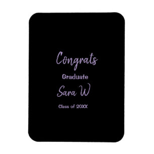 Imán Clase de felicitaciones de add year name school co