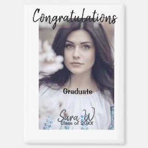 Imán Clase de felicitaciones de add year name school co