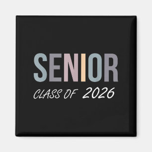 Imán Clase de graduación 2026 senior 2026 escuela secun