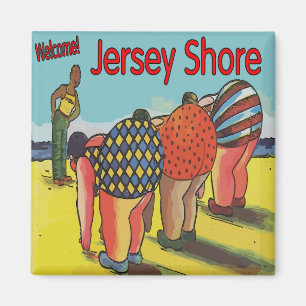 Imán Clase del ejercicio de la orilla del jersey