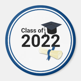 Imán Clase elegante de año de graduación de 2022