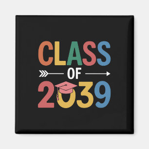 Imán Clase genial de 2039 graduación de último año 2039